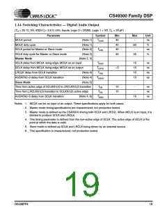 浏览型号CS49326的Datasheet PDF文件第19页