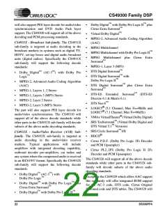 浏览型号CS49326的Datasheet PDF文件第22页