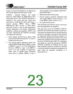 浏览型号CS49326的Datasheet PDF文件第23页