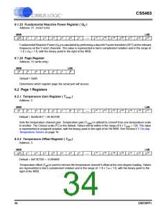 浏览型号CS5463-ISZ的Datasheet PDF文件第34页
