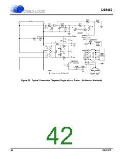 浏览型号CS5463-ISZ的Datasheet PDF文件第42页