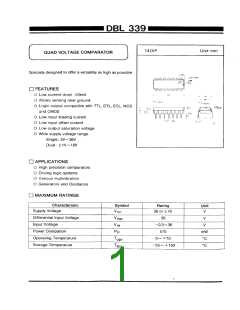 浏览型号DBL339的Datasheet PDF文件第1页