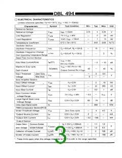 浏览型号DBL494的Datasheet PDF文件第3页