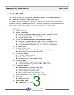 浏览型号DMC73C168的Datasheet PDF文件第3页