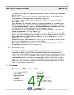 浏览型号DMC73C168的Datasheet PDF文件第47页