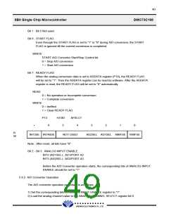 浏览型号DMC73C168的Datasheet PDF文件第49页