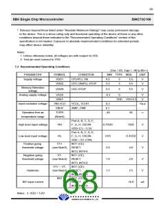 浏览型号DMC73C168的Datasheet PDF文件第68页