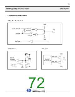 浏览型号DMC73C168的Datasheet PDF文件第72页