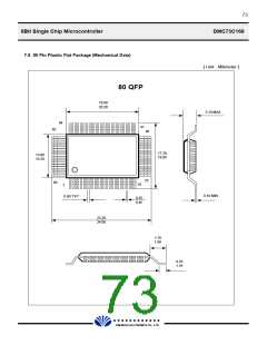 浏览型号DMC73C168的Datasheet PDF文件第73页