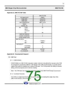 浏览型号DMC73C168的Datasheet PDF文件第75页