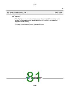 浏览型号DMC73C168的Datasheet PDF文件第81页