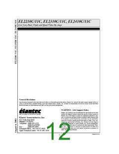 浏览型号EL2310CN的Datasheet PDF文件第12页