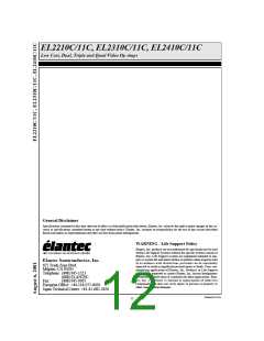 浏览型号EL2310CS的Datasheet PDF文件第12页