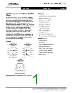 浏览型号EL7212CSZ-T7的Datasheet PDF文件第1页