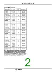 浏览型号EL7212CSZ-T7的Datasheet PDF文件第2页
