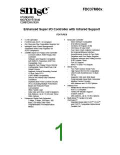 浏览型号FDC37M607的Datasheet PDF文件第1页
