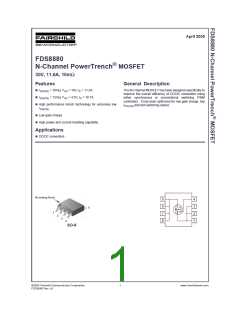 浏览型号FDS8880的Datasheet PDF文件第1页