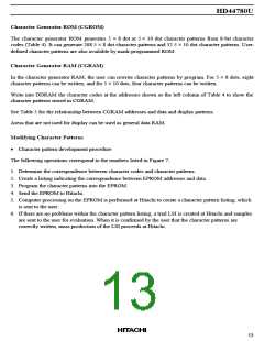 浏览型号HD44780的Datasheet PDF文件第13页
