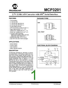浏览型号MCP3201的Datasheet PDF文件第1页