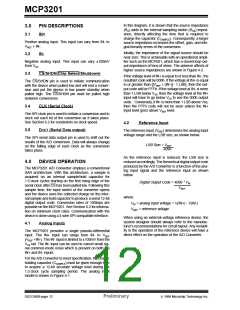 浏览型号MCP3201的Datasheet PDF文件第12页