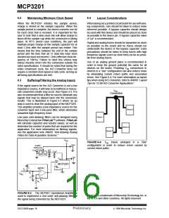 浏览型号MCP3201的Datasheet PDF文件第16页