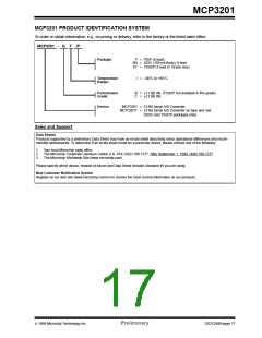 浏览型号MCP3201的Datasheet PDF文件第17页