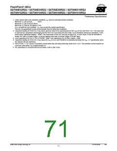 浏览型号SST89E54RD2的Datasheet PDF文件第71页