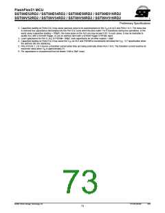 浏览型号SST89E54RD2的Datasheet PDF文件第73页
