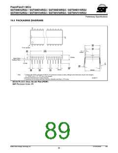 浏览型号SST89E54RD2-33-C-TQJ的Datasheet PDF文件第89页