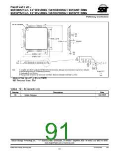 浏览型号SST89E54RD2-33-C-TQJ的Datasheet PDF文件第91页