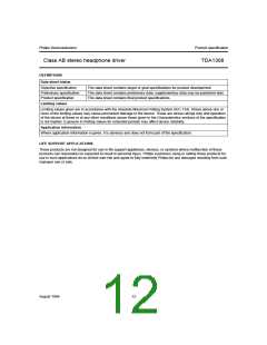 浏览型号TDA1308的Datasheet PDF文件第12页