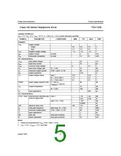 浏览型号TDA1308的Datasheet PDF文件第5页