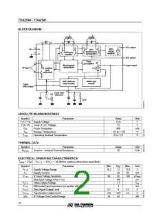 浏览型号TDA2541的Datasheet PDF文件第2页