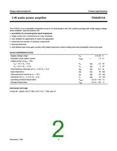 浏览型号TDA2611A的Datasheet PDF文件第2页