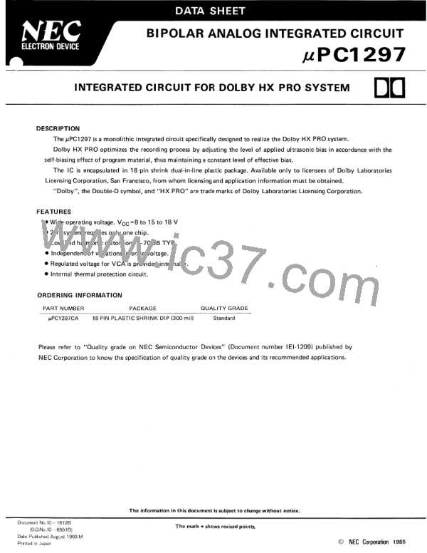 UPC1297CA图片预览