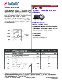 浏览型号SPA-1218的Datasheet PDF文件第1页