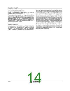 浏览型号TSP5070FNTR的Datasheet PDF文件第14页