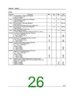浏览型号TSP5070FNTR的Datasheet PDF文件第26页