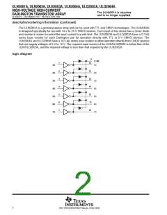浏览型号ULN2001的Datasheet PDF文件第2页