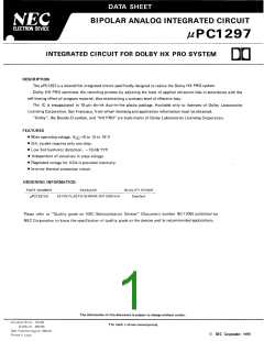 浏览型号UPC1297CA的Datasheet PDF文件第1页