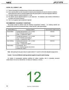 浏览型号UPC2710TB的Datasheet PDF文件第12页