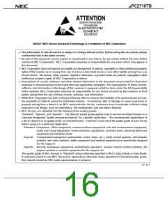 浏览型号UPC2710TB-E3的Datasheet PDF文件第16页