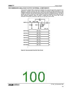 浏览型号WM8777SEFT的Datasheet PDF文件第100页