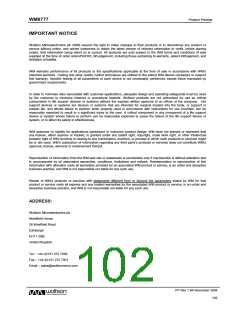 浏览型号WM8777SEFT的Datasheet PDF文件第102页