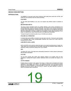 浏览型号WM8983GEFLR的Datasheet PDF文件第19页