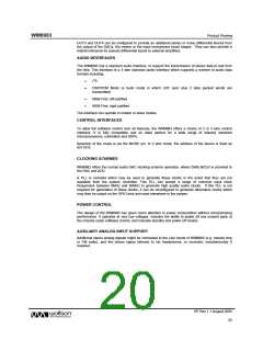 浏览型号WM8983GEFLR的Datasheet PDF文件第20页