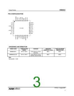 浏览型号WM8983GEFLR的Datasheet PDF文件第3页