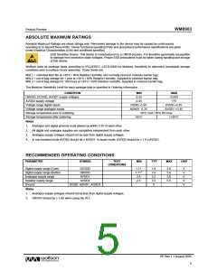 浏览型号WM8983GEFLR的Datasheet PDF文件第5页
