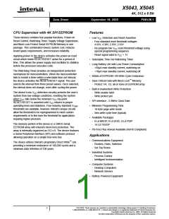 浏览型号X5043的Datasheet PDF文件第1页