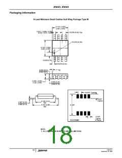 浏览型号X5043的Datasheet PDF文件第18页